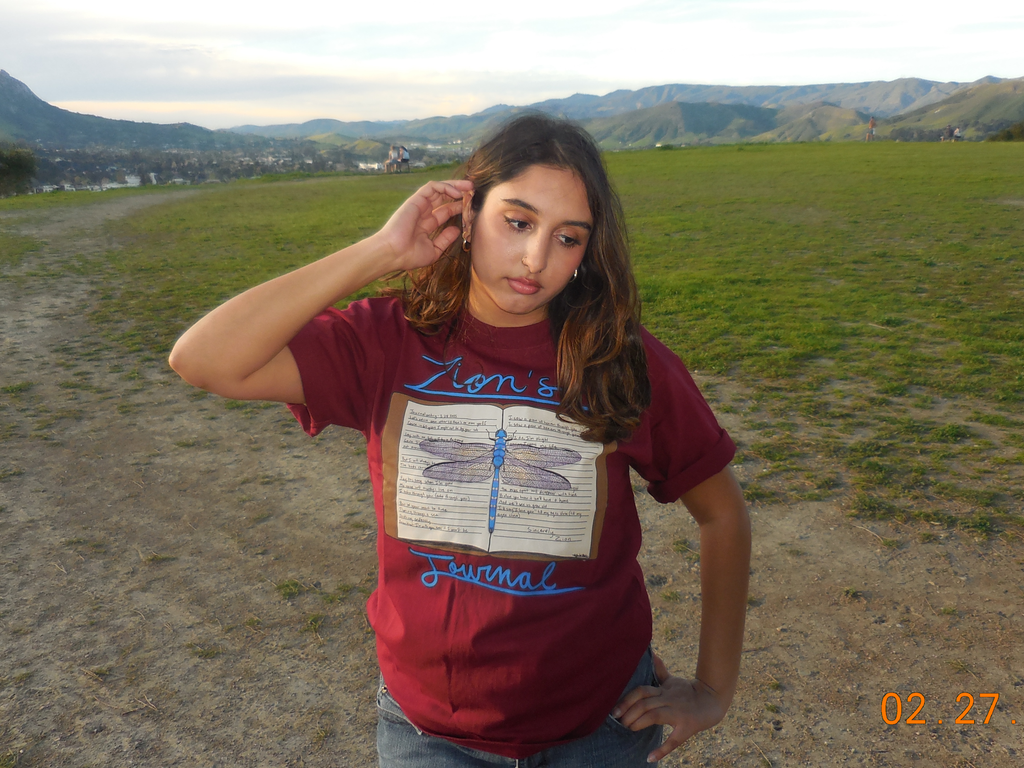 Zion's Journal - Dragon Fly Journal Graphic Tee